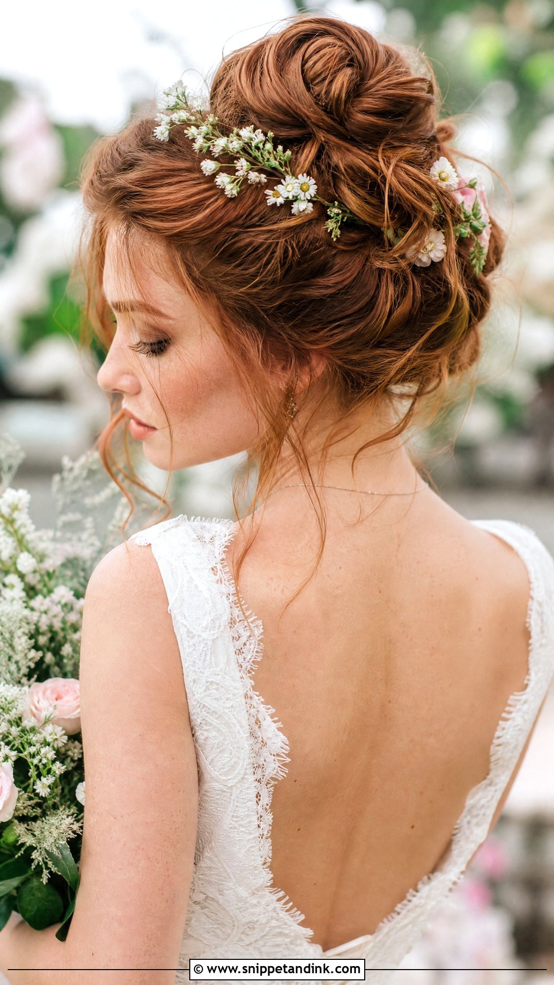 Messy Bun Wedding Hairstyle - Snippet and Ink - 20 Traditional Wedding Hairstyles