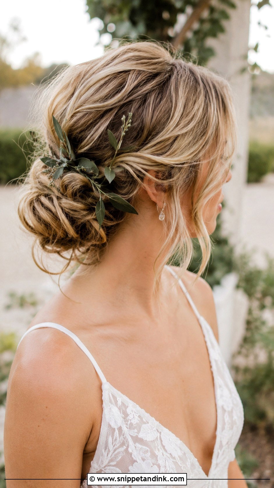 Messy Bun Wedding Hairstyle - Snippet and Ink - 25 Wedding Hair Inspiration Ideas