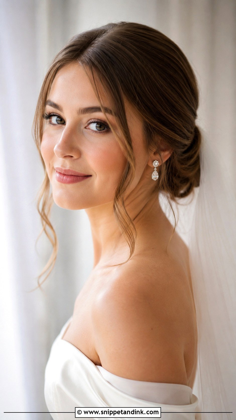 Messy Bun Wedding Hairstyle - Snippet and Ink - 30 Easy Wedding Hairstyles Do It Yourself