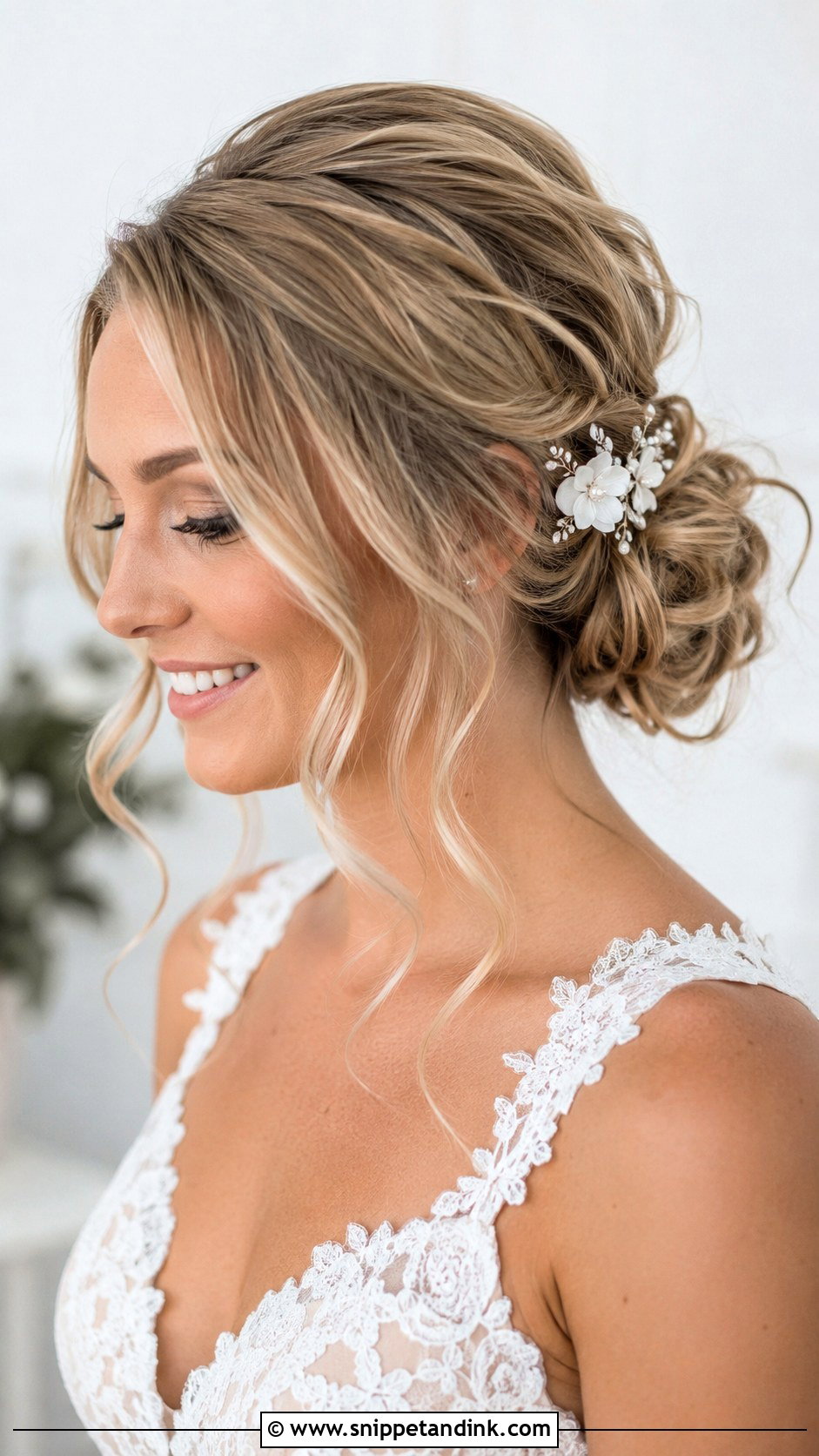 Messy Bun Wedding Hairstyle - Snippet and Ink - 15 Ideas for Hairstyles for Wedding