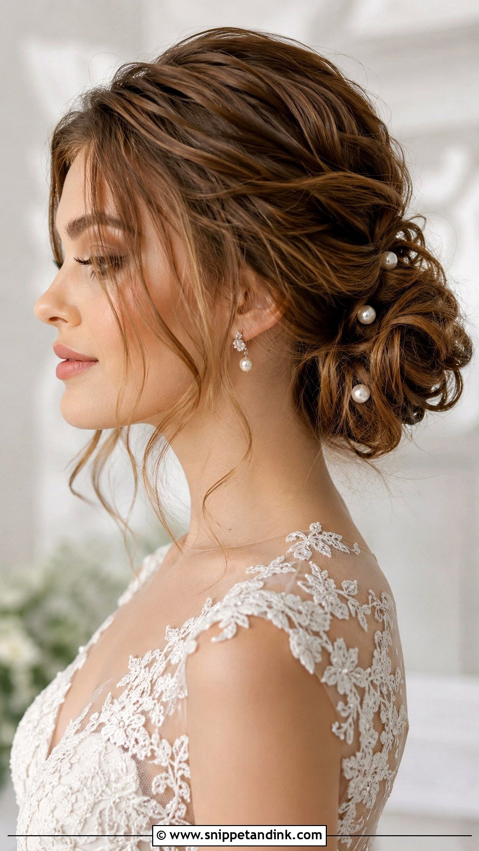 Messy Bun Wedding Hairstyle For Long Hair - Snippet and Ink - 15 Long Hairstyles Ideas for Wedding