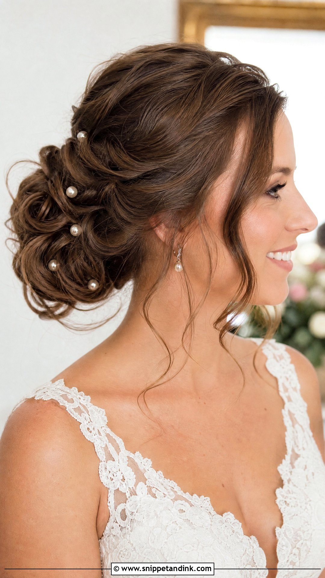 Messy Bun Wedding Hairstyle For Long Hair - Snippet and Ink - 15 Easy Do It Yourself Long Hair Wedding Hairstyles