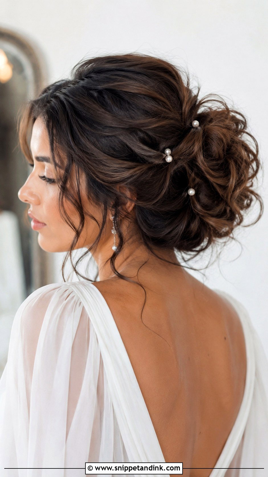 Messy Bun Wedding Hairstyle Step By Step - Snippet and Ink - 15 Wedding Hairstyles Step By Step