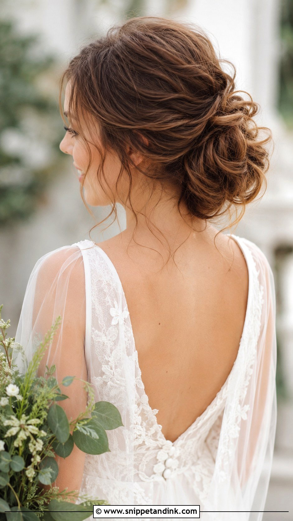 Messy Bun Wedding Updo - Snippet and Ink - 30 Wedding Hairdo Ideas