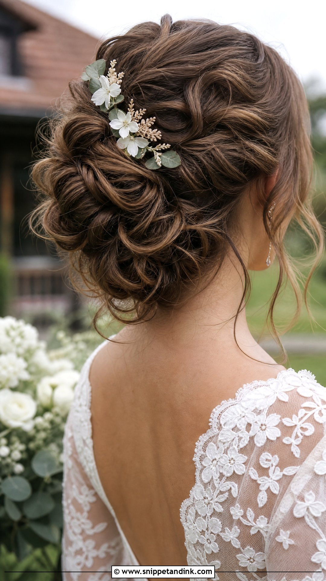 Messy Bun Wedding Updo - Snippet and Ink - 15 Easy Wedding Updo Ideas