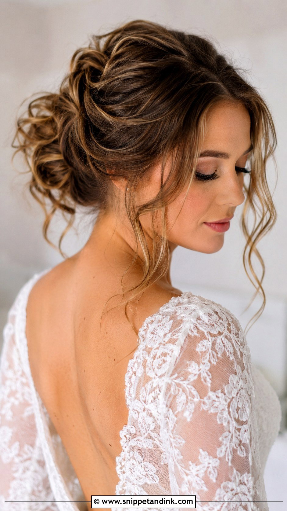 Messy Bun Wedding Updo - Snippet and Ink - 15 Updo Hairstyle Wedding Ideas