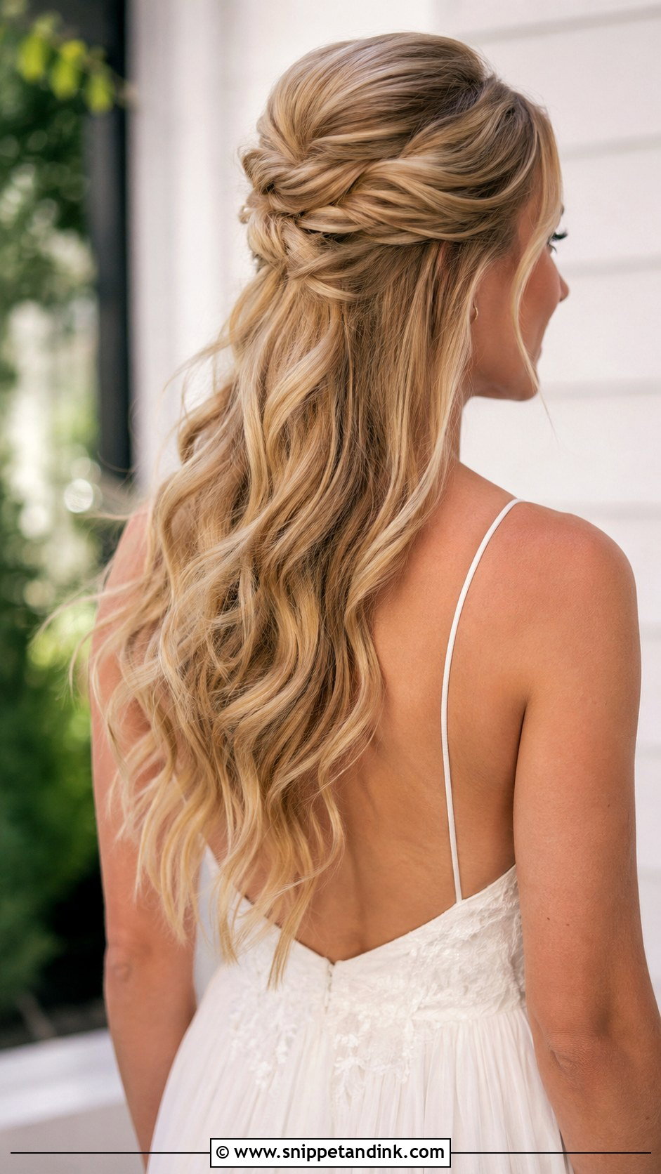 Messy Bun Wedding Updo for Medium Hair - Snippet and Ink - 25 Up Dos for Medium Hair Wedding Ideas