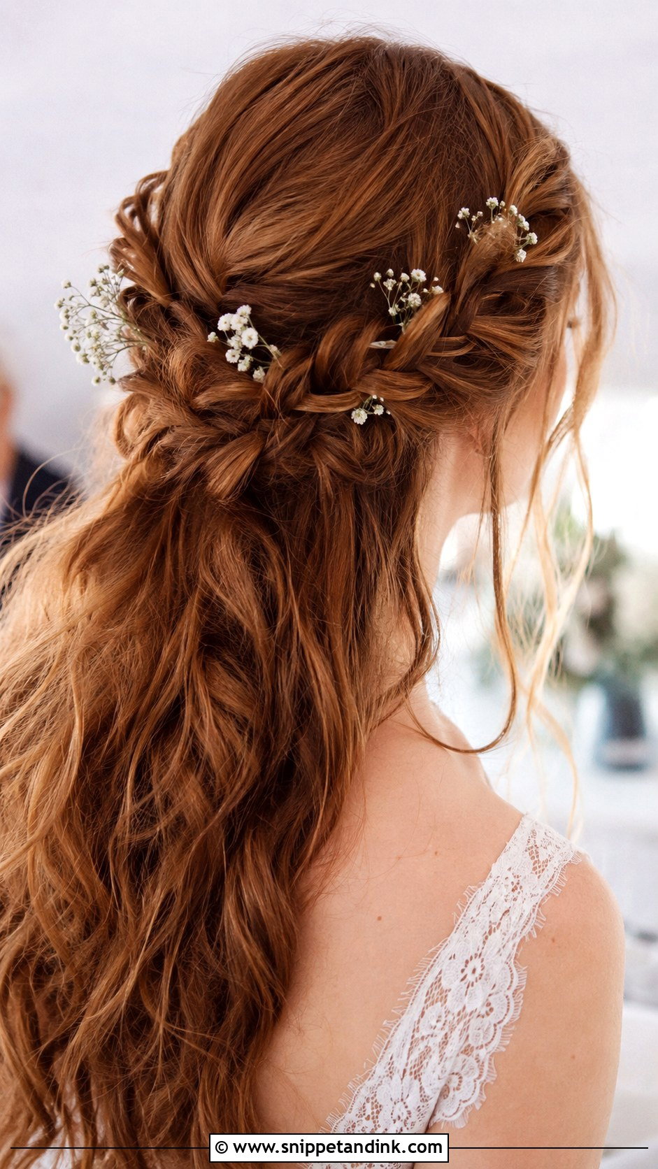 Messy Bun With Loose Tendrils - Snippet and Ink - 20 Wedding Hairstyles for Fine Hair