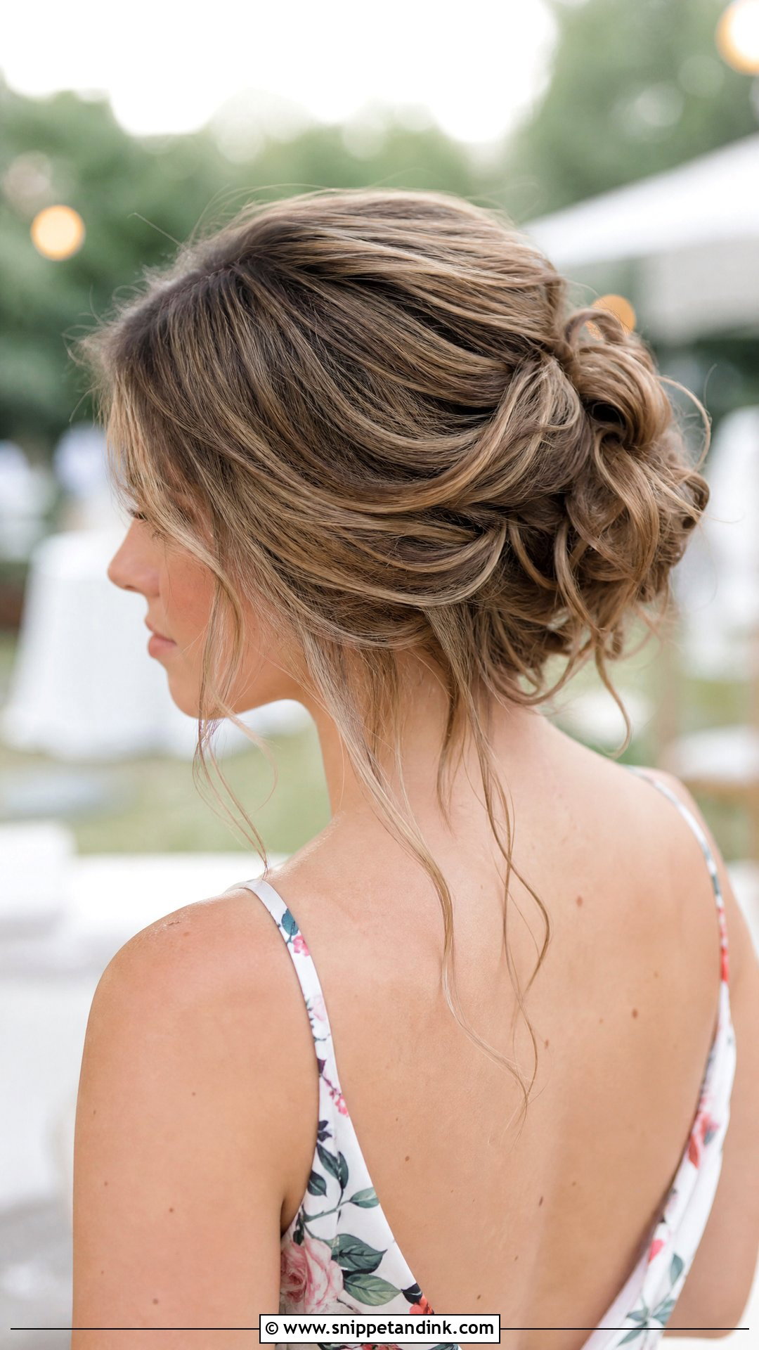Messy Bun for Chin Length Hair - Snippet and Ink - 20 Easy Wedding Guest Hairstyles Short Hair