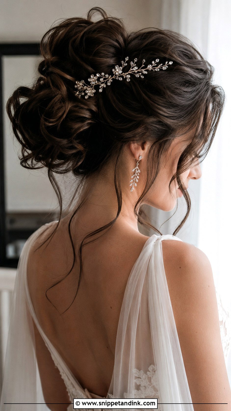 Messy Bun for Long Hair - Snippet and Ink - 25 Messy Bun Hairstyles for Wedding