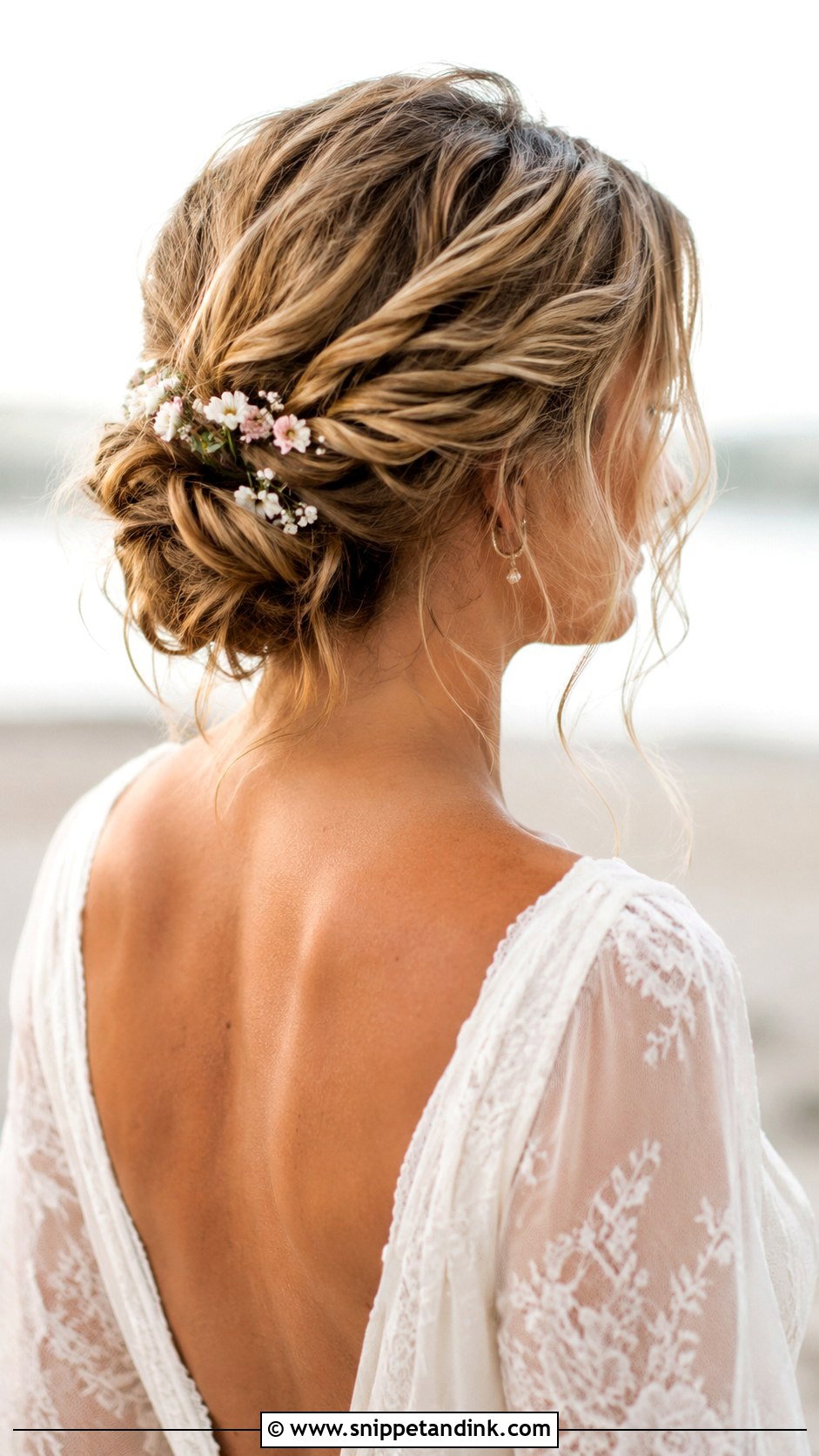 Messy Bun for Short Hair - Snippet and Ink - 25 Short Hair for Wedding Ideas