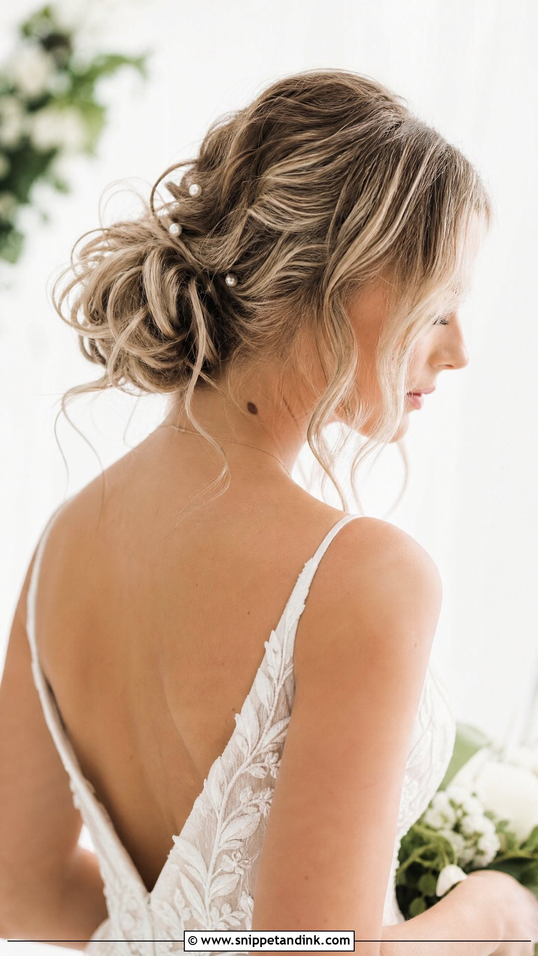 Messy Bun for Wedding - Snippet and Ink - 25 Buns Hairstyles for Wedding