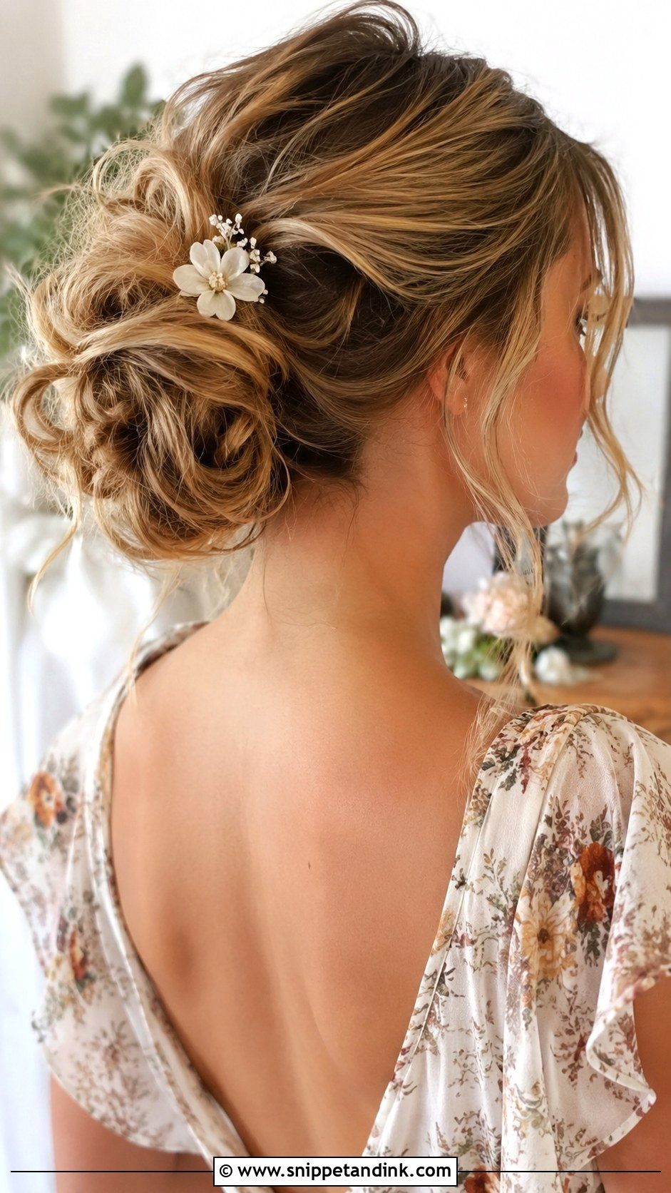 Messy Bun for Wedding Guest - Snippet and Ink - 35 Hairstyles for Wedding Guest