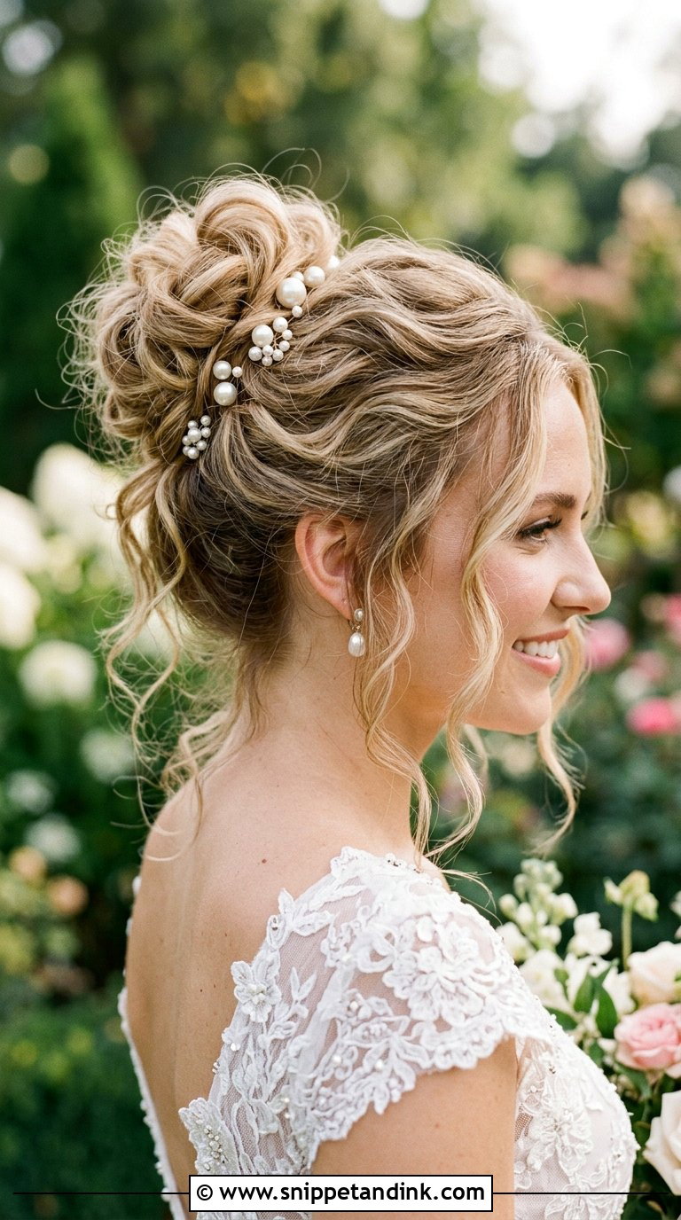 Messy Bun for Wedding - Snippet and Ink - 20 Bun Hairstyle for Wedding Ideas