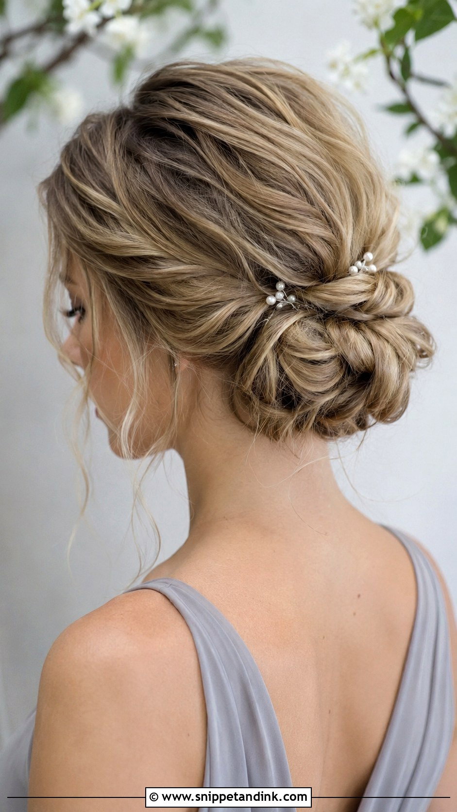 Messy Chignon Bridesmaid Hair - Snippet and Ink - 20 Wedding Bridesmaids Hair Ideas
