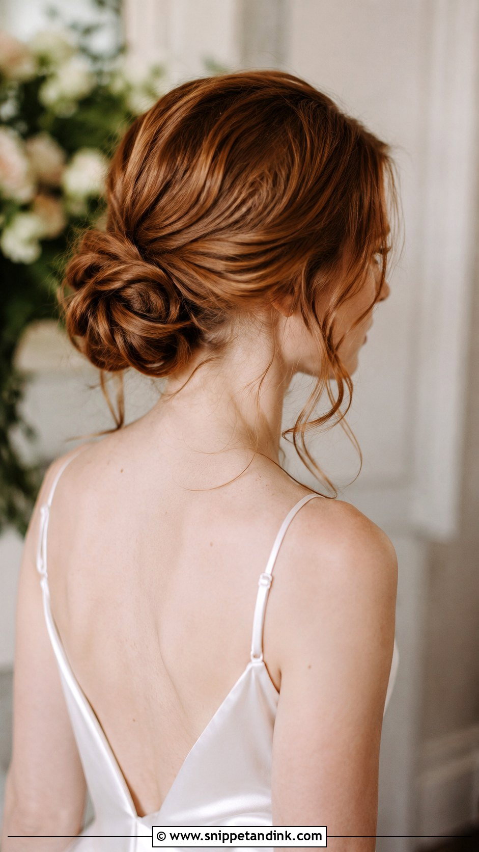 Messy Chignon Wedding Hairstyle - Snippet and Ink - 30 Messy Updo Wedding Ideas
