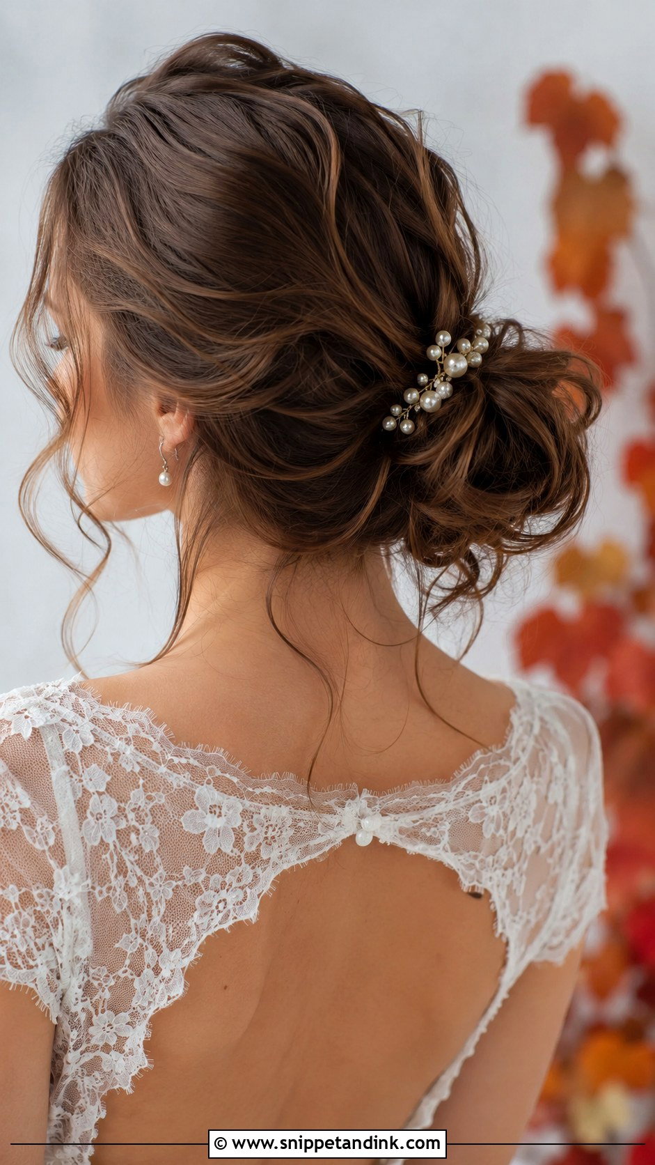 Messy Chignon for Brides - Snippet and Ink - 20 Messi Bride Hairstyle Ideas
