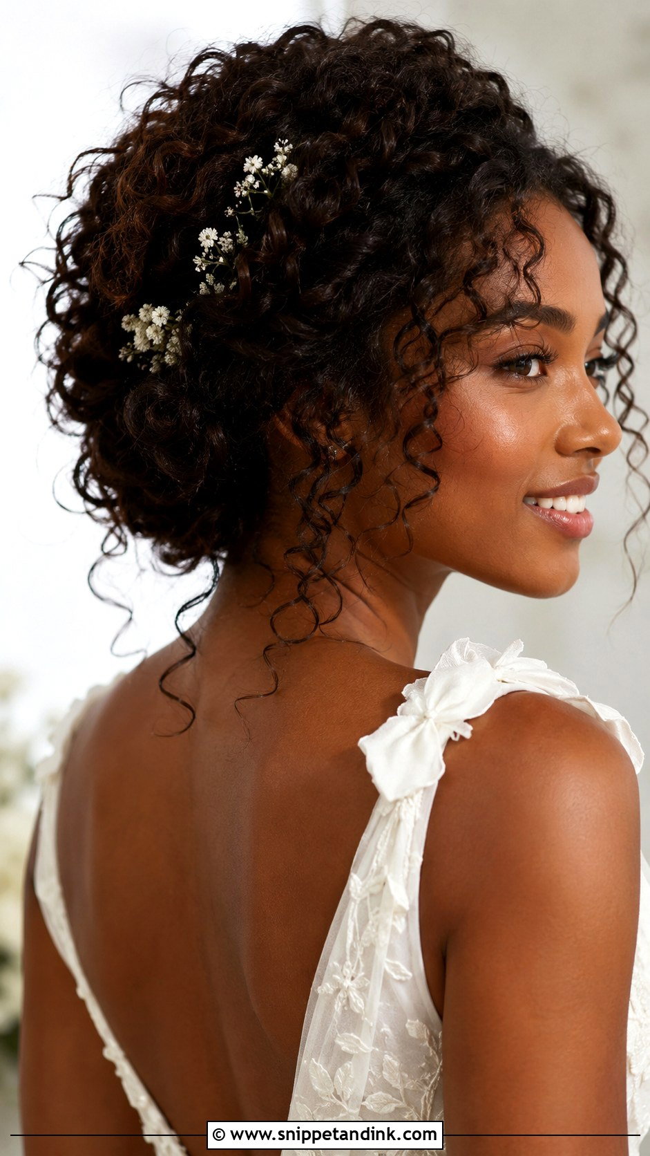 Messy Curly Updo Wedding Hairstyle - Snippet and Ink - 15 Messy Hairstyles for Long Hair Wedding