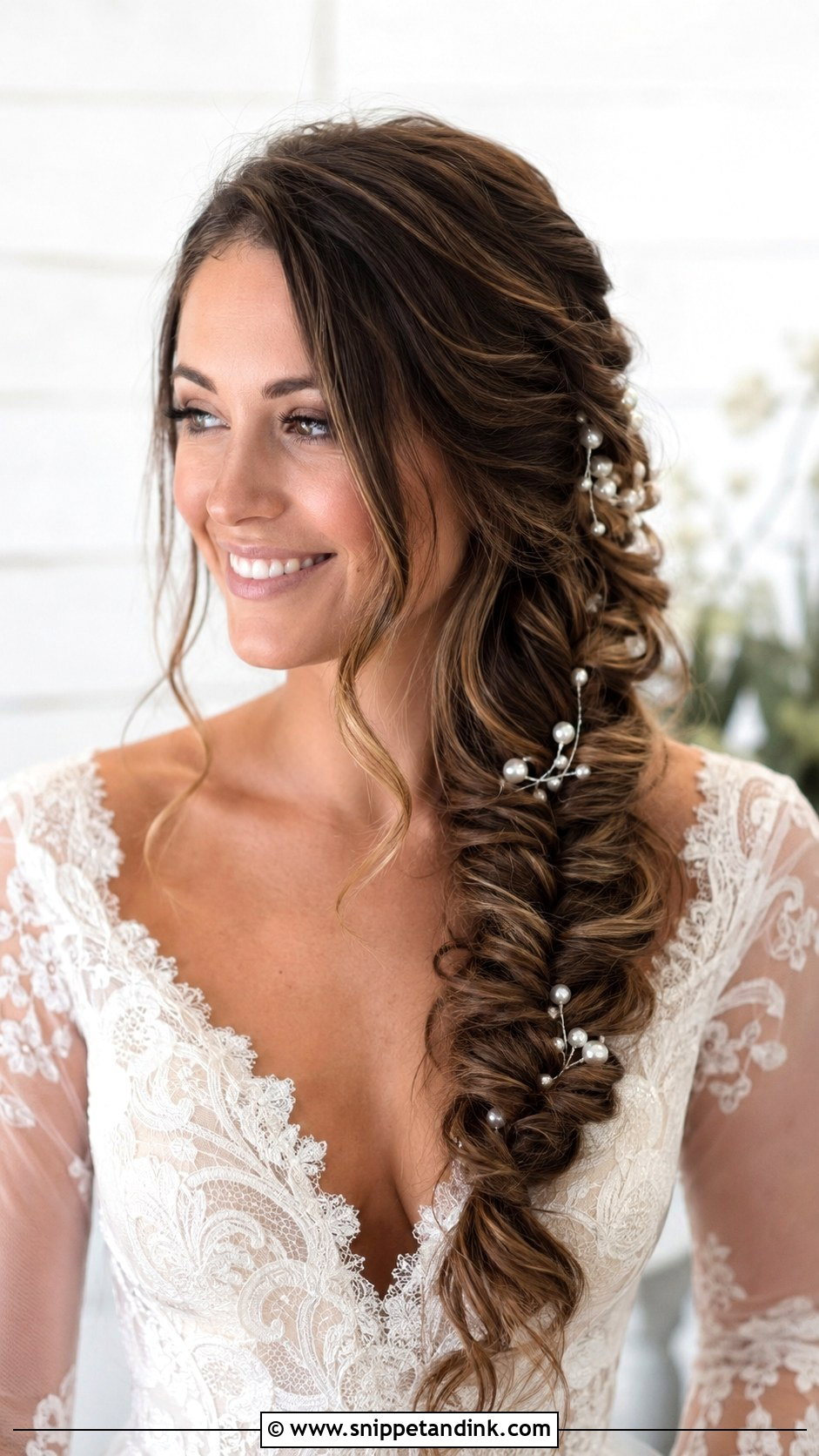 Messy Fishtail Braid Bridal Hair - Snippet and Ink - 20 Messy Bridal Hair Ideas