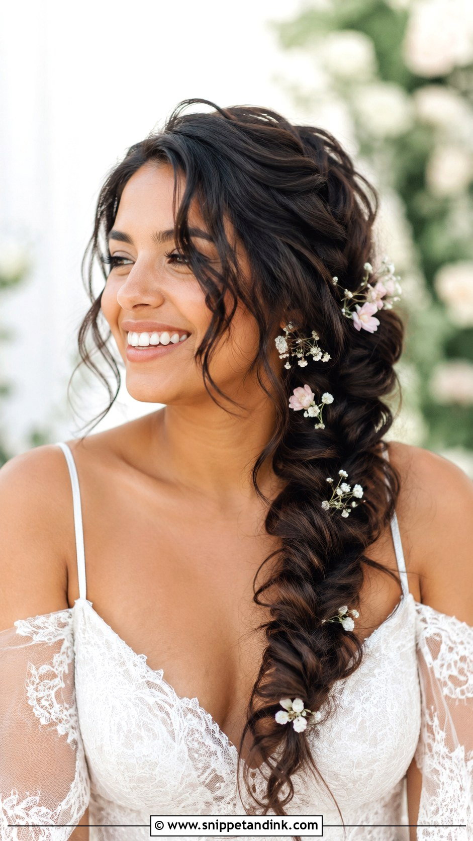 Messy Fishtail Braid for Brides - Snippet and Ink - 20 Messi Bride Hairstyle Ideas