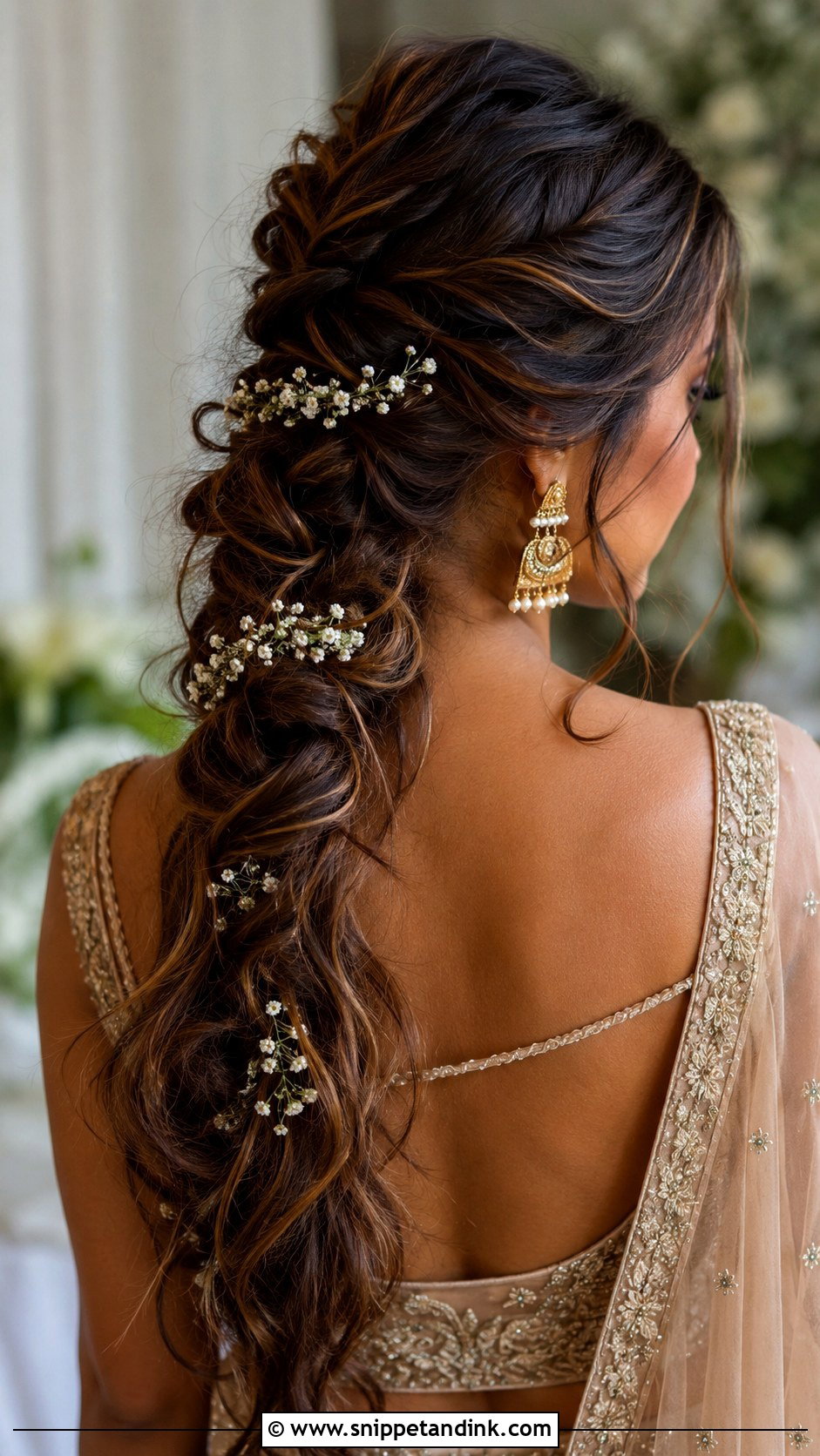 Messy Fishtail Ponytail Indian Wedding - Snippet and Ink - 15 Messy Ponytail Hairstyles Indian Wedding