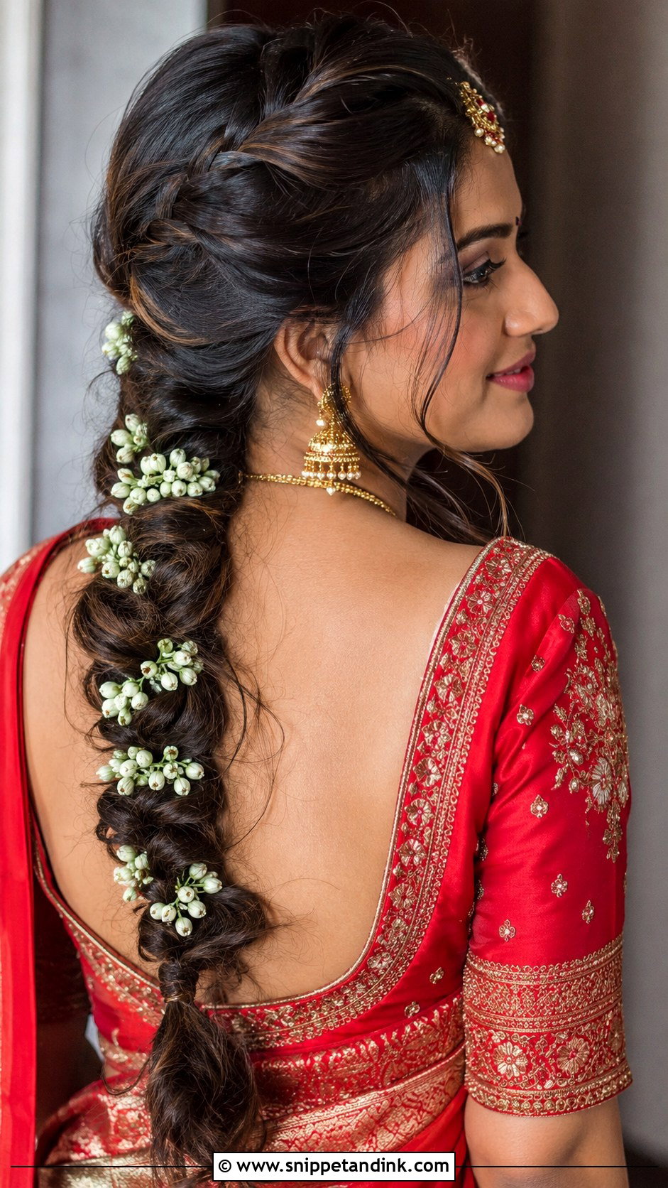 Messy French Braid Indian Wedding - Snippet and Ink - 15 Messy Braided Hairstyles Indian Wedding