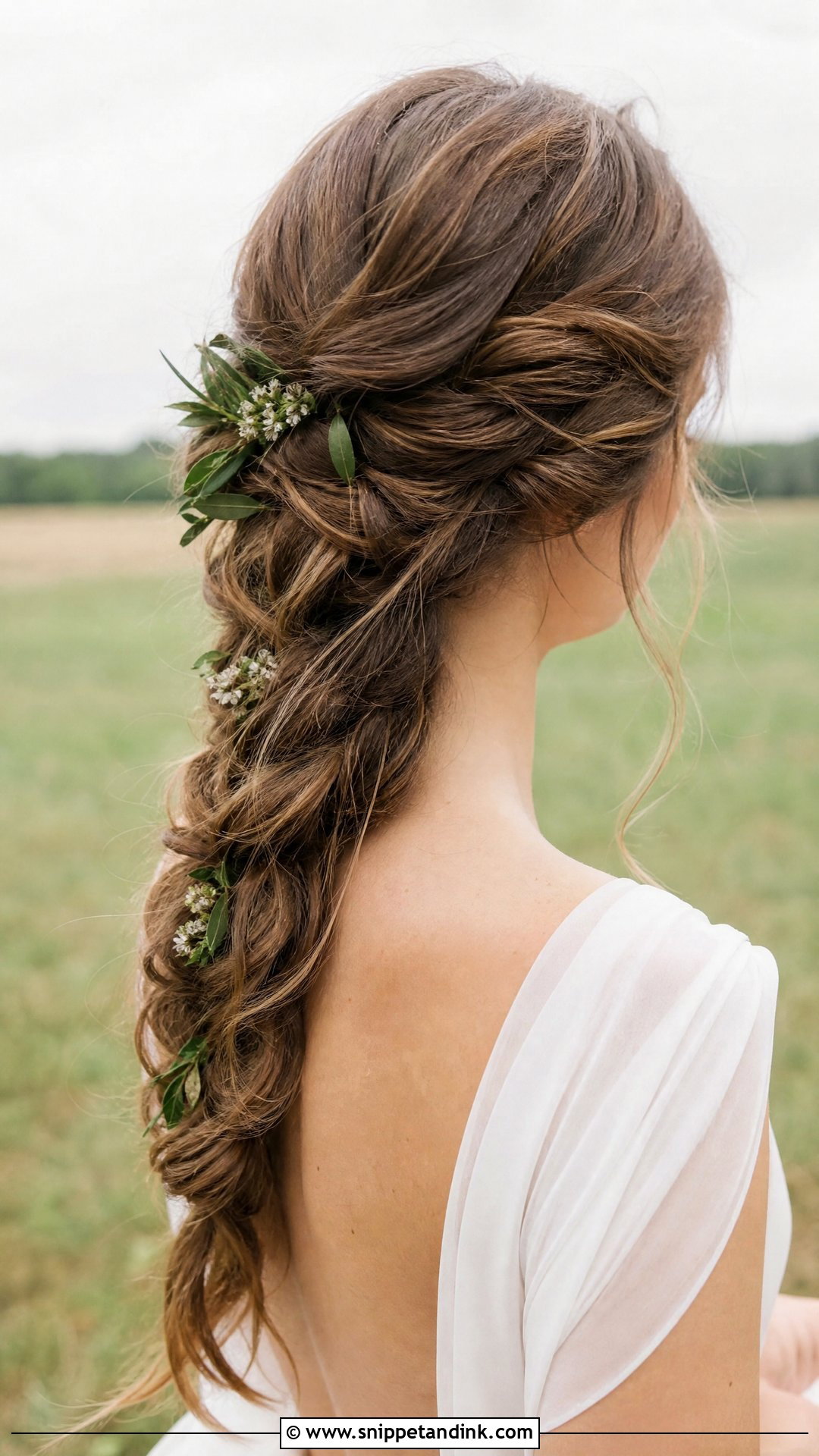 Messy French Braid - Snippet and Ink - 20 Country Wedding Hairstyles
