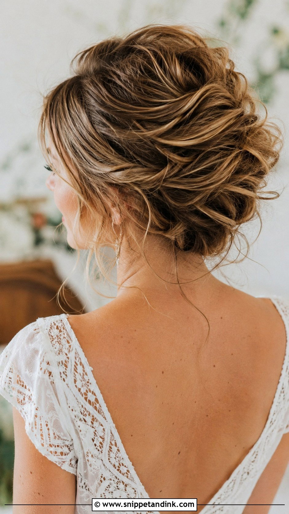 Messy French Twist Updo - Snippet and Ink - 30 French Twist Wedding Hair Ideas