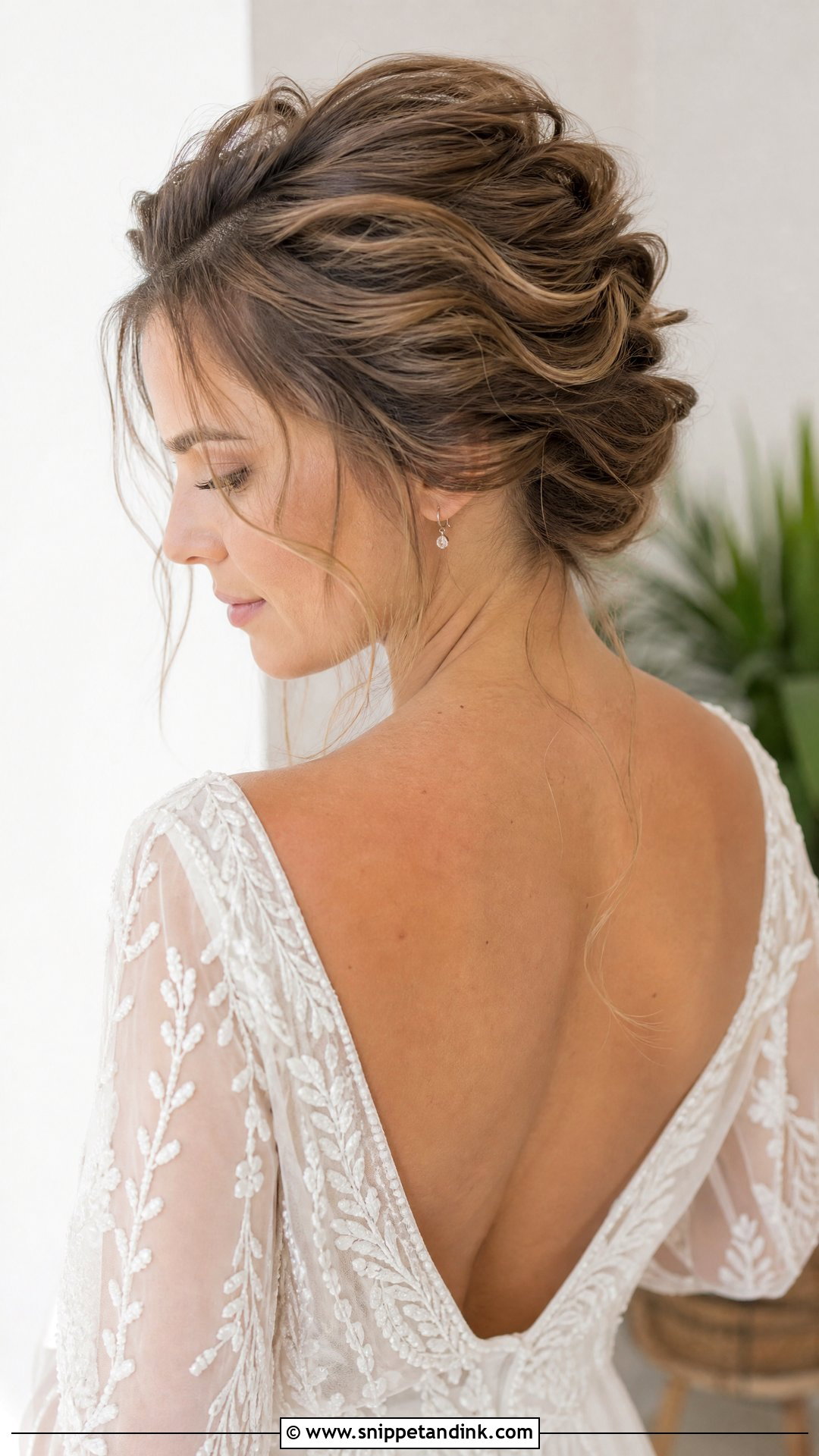 Messy French Twist Wedding Hairstyle - Snippet and Ink - 15 French Twist Wedding Hairstyles
