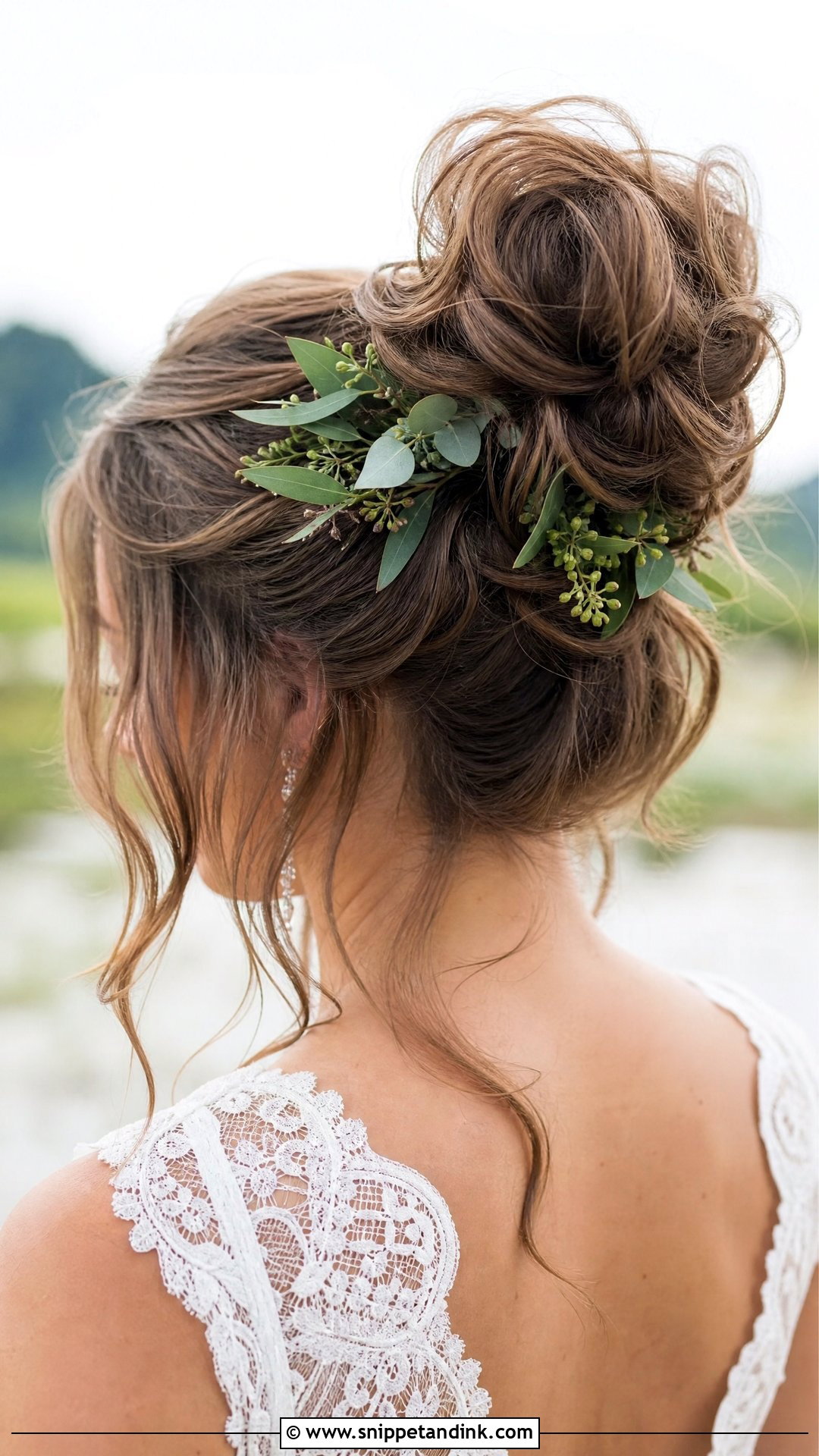 Messy High Bun Wedding Hairstyle - Snippet and Ink - 20 New Hairstyle for Wedding Ideas