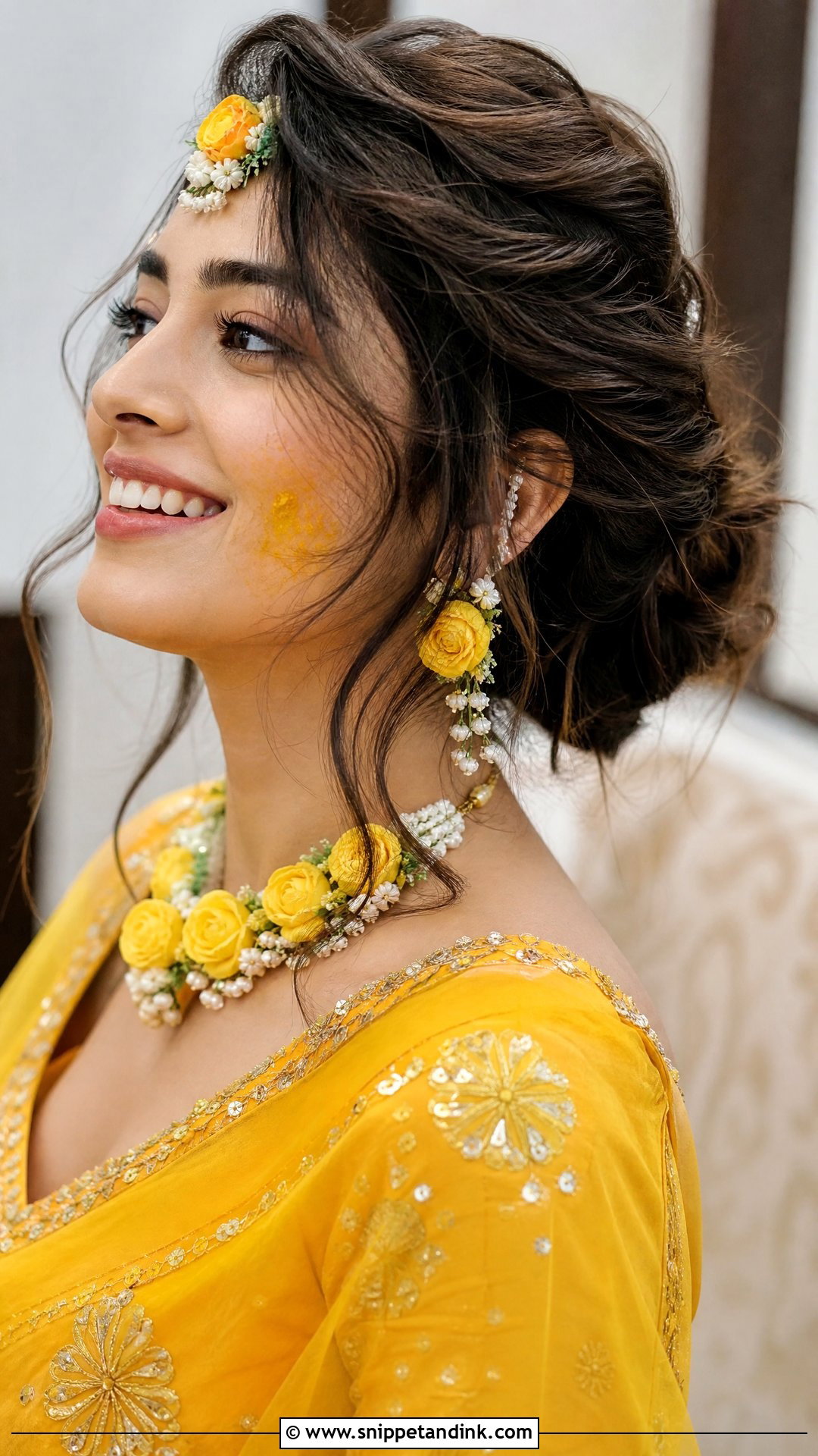 Messy Juda with Face Framing Tendrils - Snippet and Ink - 20 Jura Hairstyle for Wedding Ideas