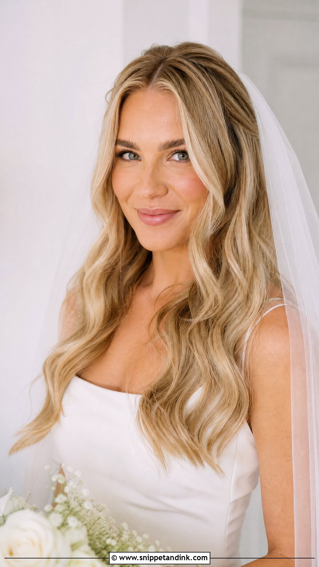 Messy Loose Waves Wedding Hairstyle - Snippet and Ink - 20 Messy Wedding Hairstyles