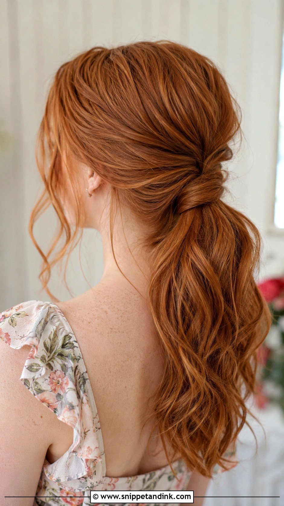 Messy Low Bridesmaid Ponytail - Snippet and Ink - 30 Bridesmaid Hair Ponytail Ideas
