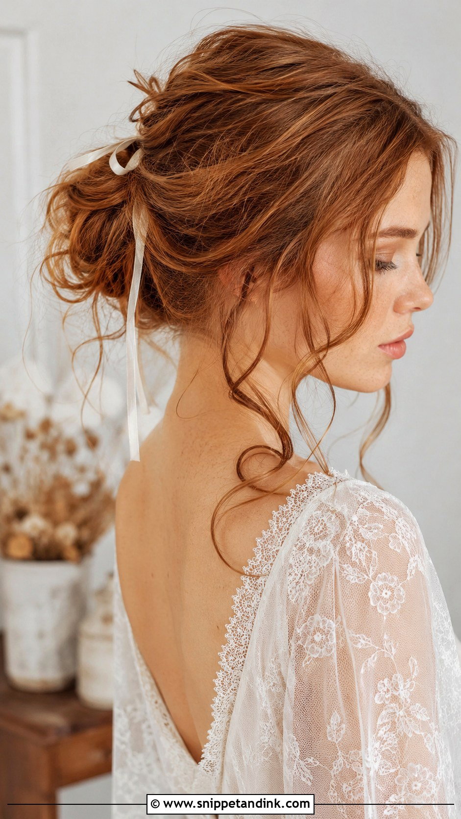 Messy Low Bun - Snippet and Ink - 25 Simple Wedding Guest Hairstyles