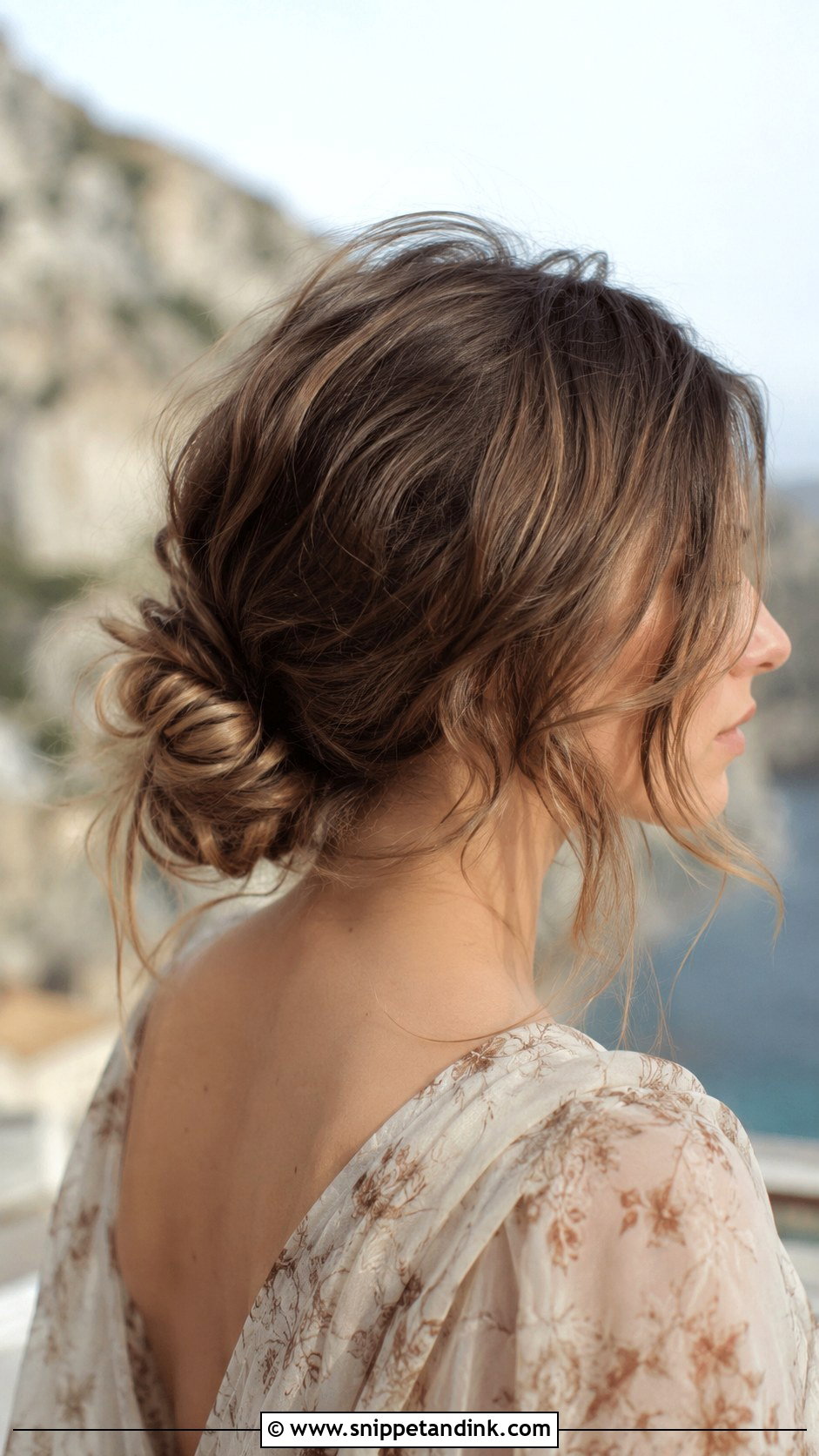 Messy Low Bun - Snippet and Ink - 30 Wedding Guest Hairstyles for Long Hair
