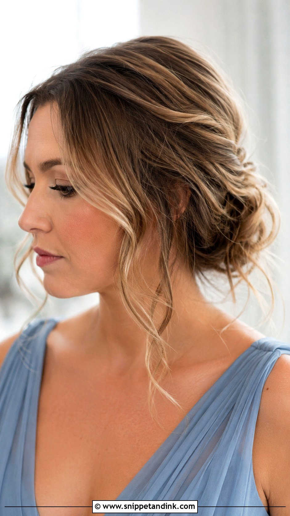 Messy Low Bun Bridesmaid Hair - Snippet and Ink - 25 Simple Bridesmaid Hairdo Ideas
