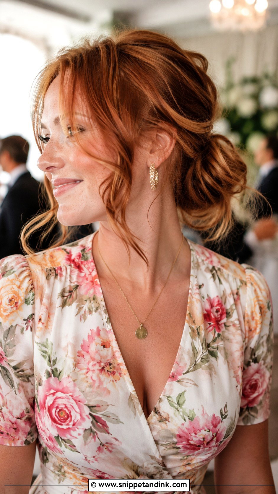 Messy Low Bun Wedding Guest Hairstyle - Snippet and Ink - 20 Easy Wedding Guest Hairstyles for Long Hair