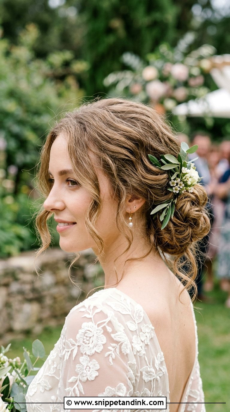 Messy Low Bun Wedding Hair - Snippet and Ink - 20 Casual Wedding Hair Ideas