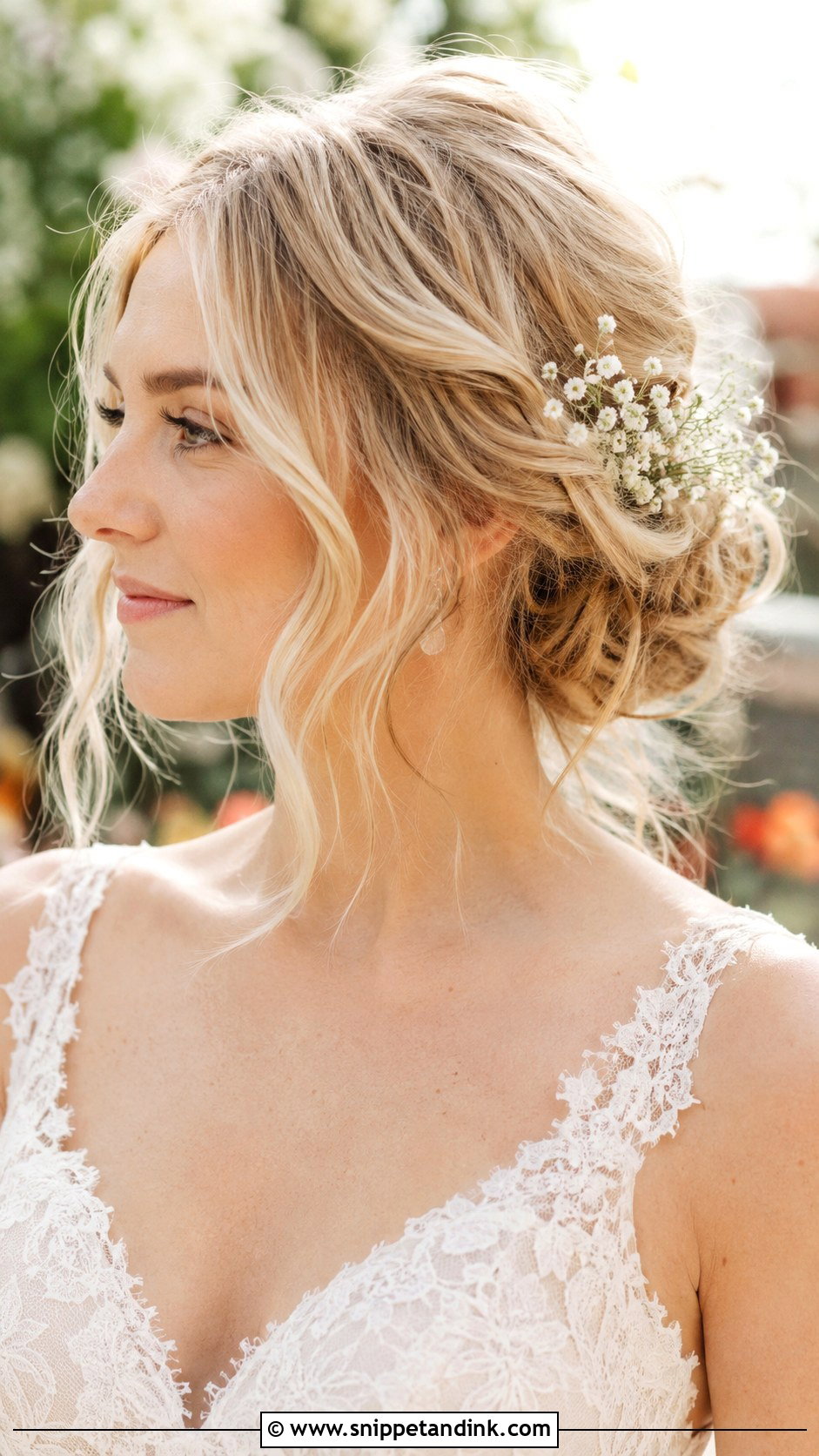 Messy Low Bun Wedding Updo - Snippet and Ink - 20 Up Do Hairstyles for Weddings