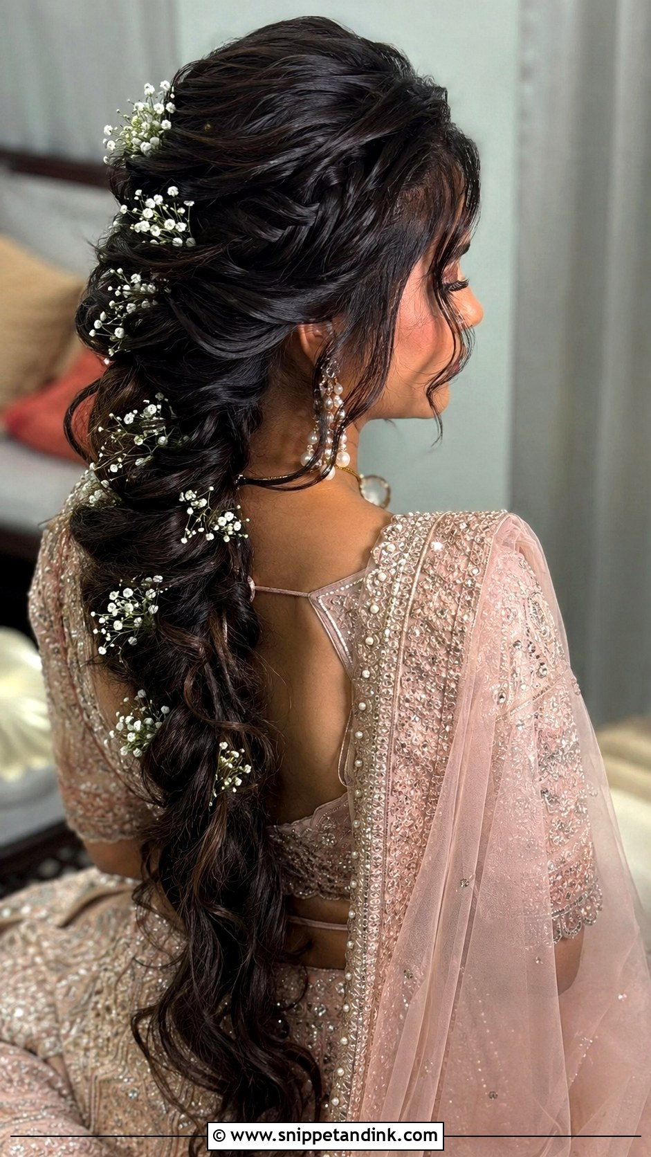 Messy Mermaid Braid Indian Wedding - Snippet and Ink - 15 Messy Braided Hairstyles Indian Wedding