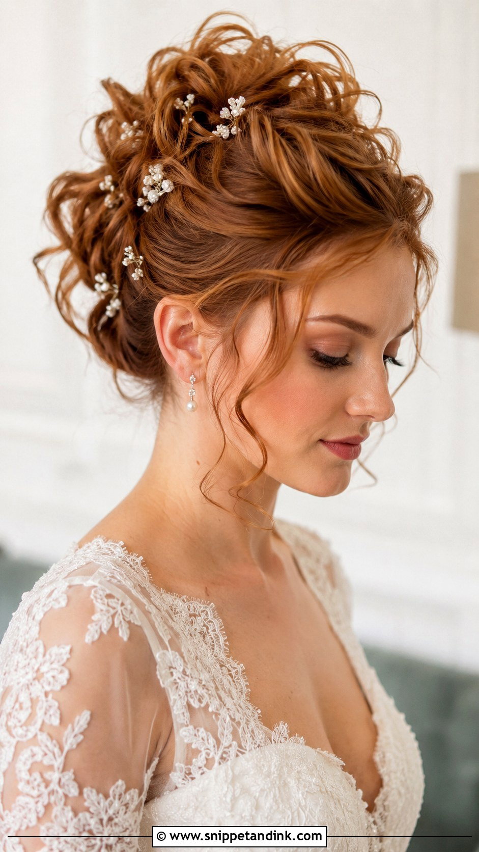 Messy Mohawk Updo Wedding Hair - Snippet and Ink - 15 Mohawk Updo Wedding Ideas