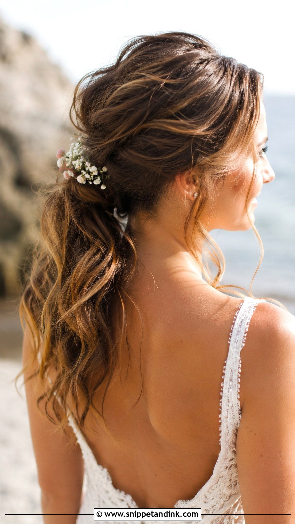 Messy Ponytail for Wedding - Snippet and Ink - 30 Ponytail Hairstyles for Wedding