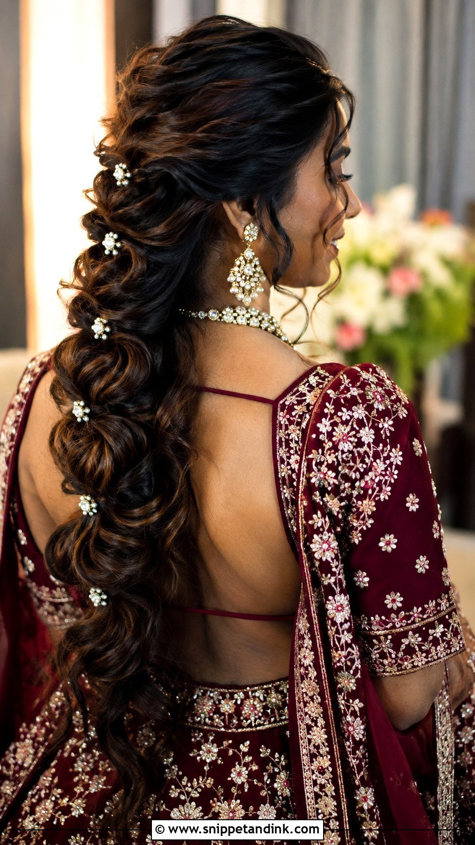 Messy Pull Through Braid Indian Wedding - Snippet and Ink - 15 Messy Braided Hairstyles Indian Wedding