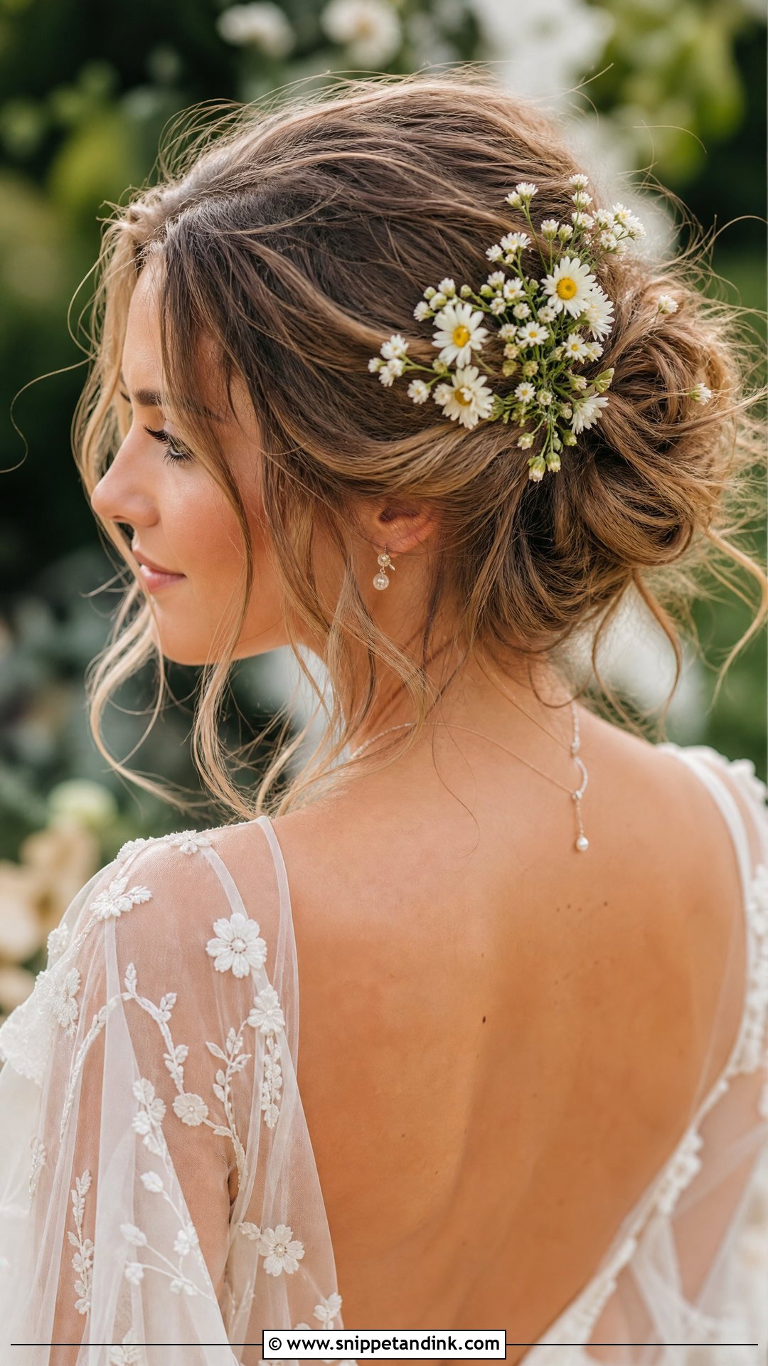 Messy Romantic Bun - Snippet and Ink - 20 Timeless Wedding Hairstyles