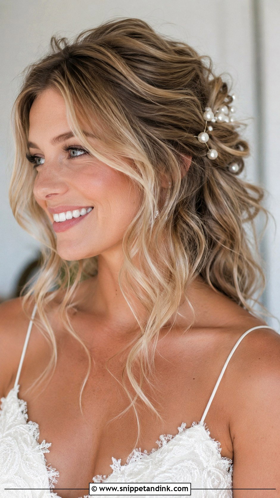 Messy Shag Wedding Hairstyle - Snippet and Ink - 15 Shag Wedding Hairstyles