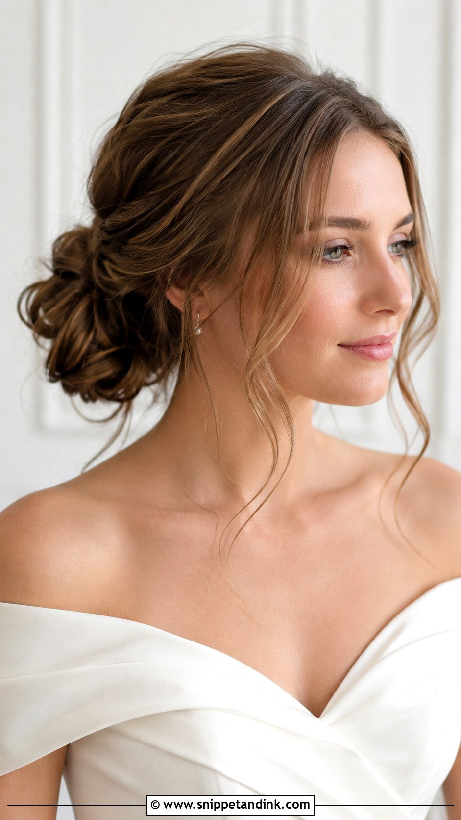 Messy Side Braid Wedding Hairstyle - Snippet and Ink - 25 Messy Wedding Hair Ideas