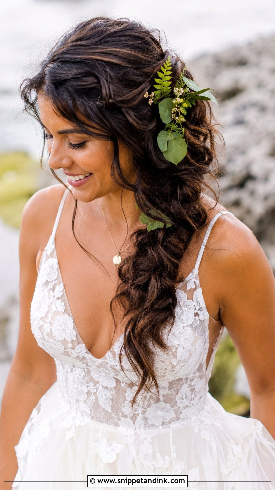 Messy Side Braid for Wedding - Snippet and Ink - 20 Side Braid Hairstyles for Wedding