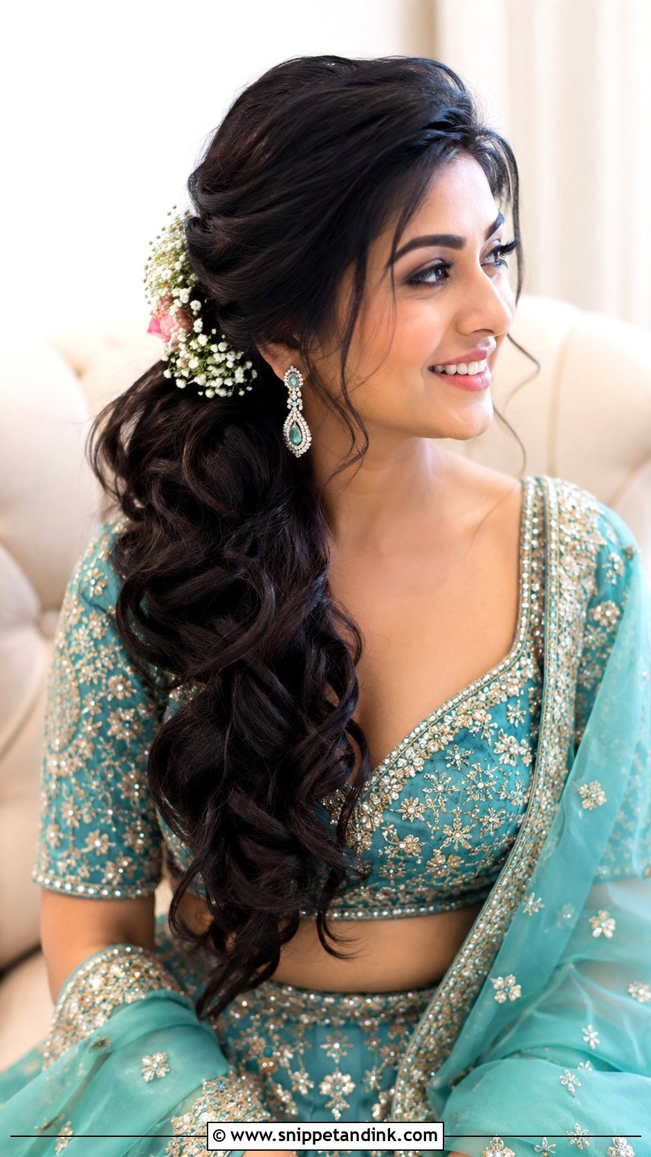 Messy Side Ponytail Indian Wedding - Snippet and Ink - 15 Messy Ponytail Hairstyles Indian Wedding