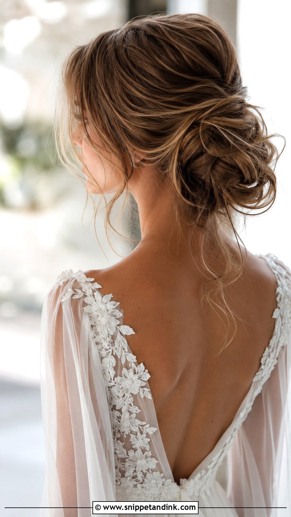 Messy Textured Bun - Snippet and Ink - 30 Bridal Hair Buns
