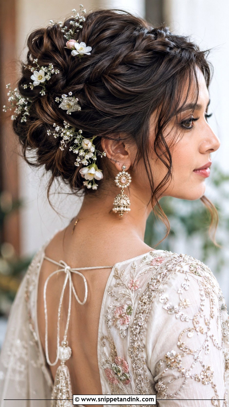 Messy Textured Bun Joda - Snippet and Ink - 20 Joda Hair Styles for Wedding